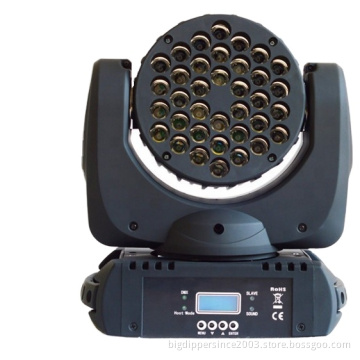 Stage lighting LM108 rgb emitting color 36X3W moving head light DJ disco Euro American warehouse delivery ready to ship